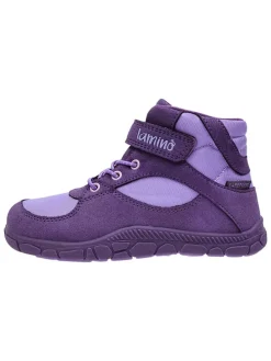 Leren barefootschoenen paars