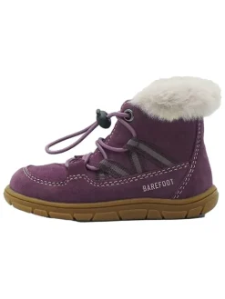 Leren barefootschoenen paars