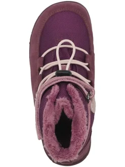 Leren barefootschoenen rood