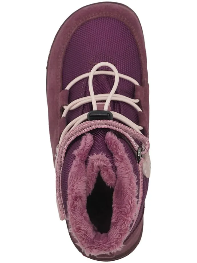Leren barefootschoenen rood