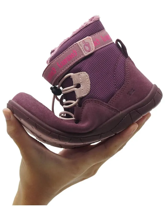 Leren barefootschoenen rood