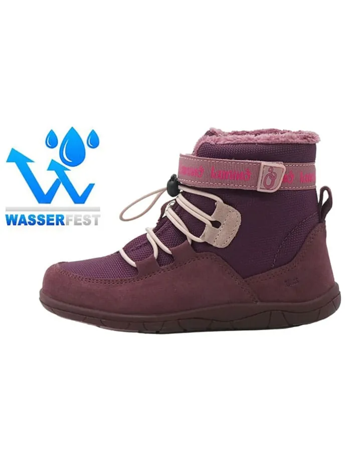Leren barefootschoenen rood