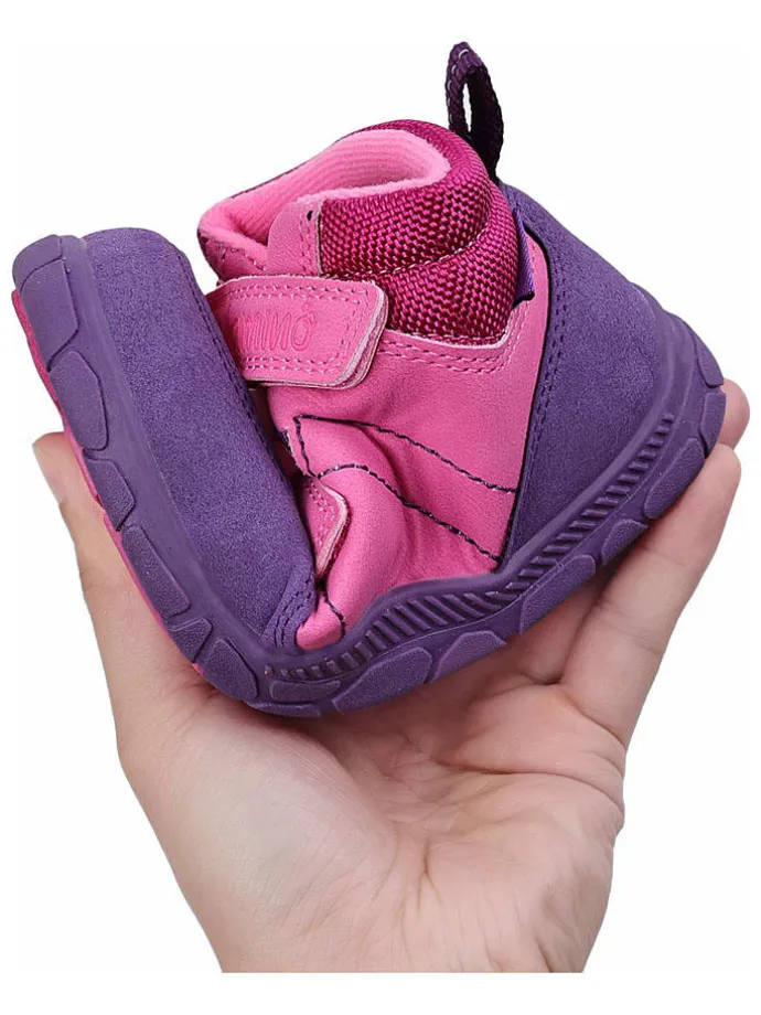 Leren barefootschoenen roze