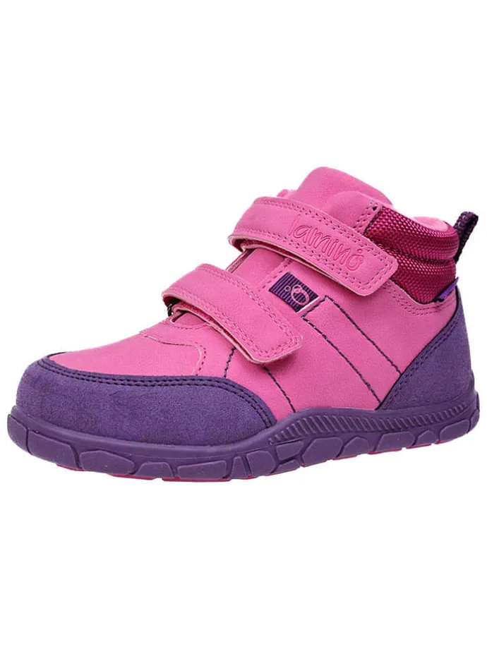 Leren barefootschoenen roze