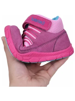 Leren barefootschoenen roze
