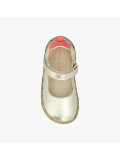Leren barefootschoenen "Stella" goudkleurig