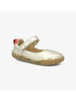 Leren barefootschoenen "Stella" goudkleurig