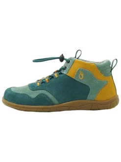 Leren barefootschoenen turquoise