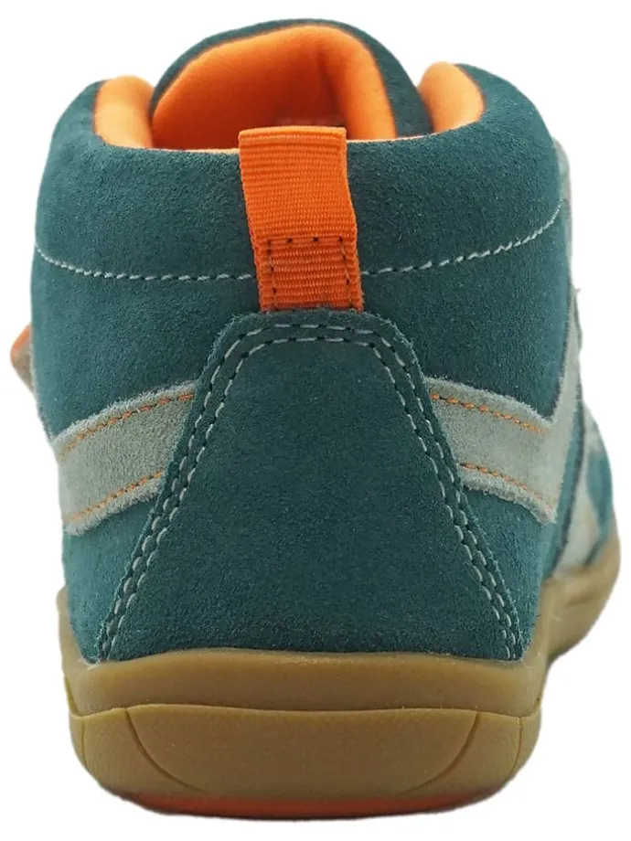Leren barefootschoenen turquoise