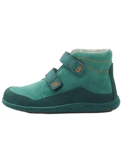 Leren barefootschoenen turquoise