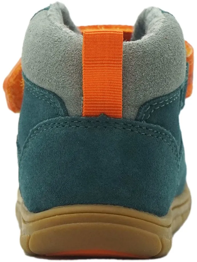 Leren barefootschoenen turquoise