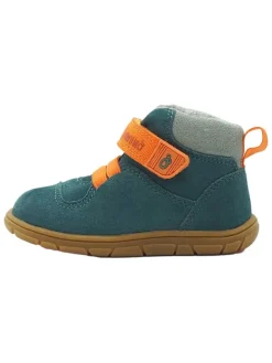 Leren barefootschoenen turquoise