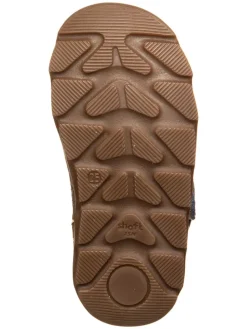 Leren barefootwinterboots donkerblauw
