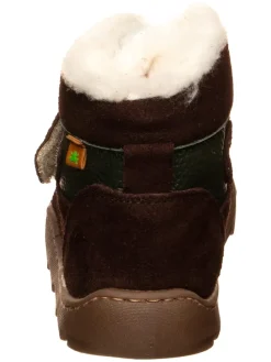 Leren barefootwinterboots groen