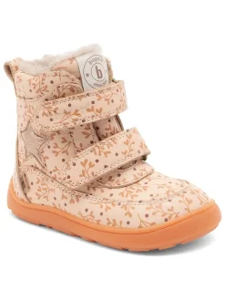 Leren boots beige