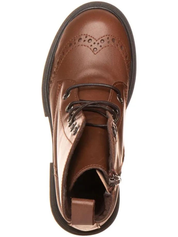 Leren boots bruin