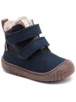 Leren boots donkerblauw