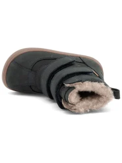 Leren boots donkerblauw