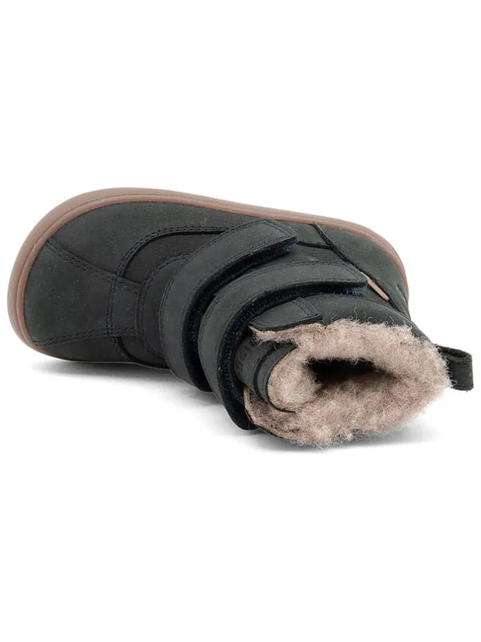 Leren boots donkerblauw