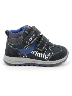 Leren boots donkerblauw