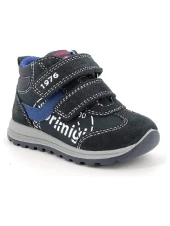 Leren boots donkerblauw