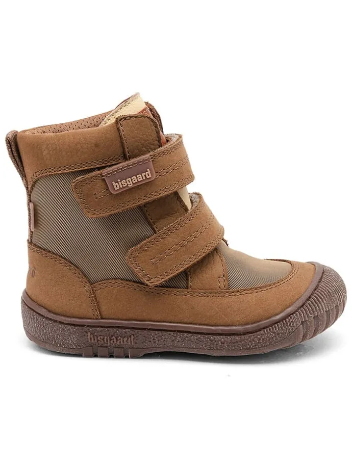 Leren boots kaki