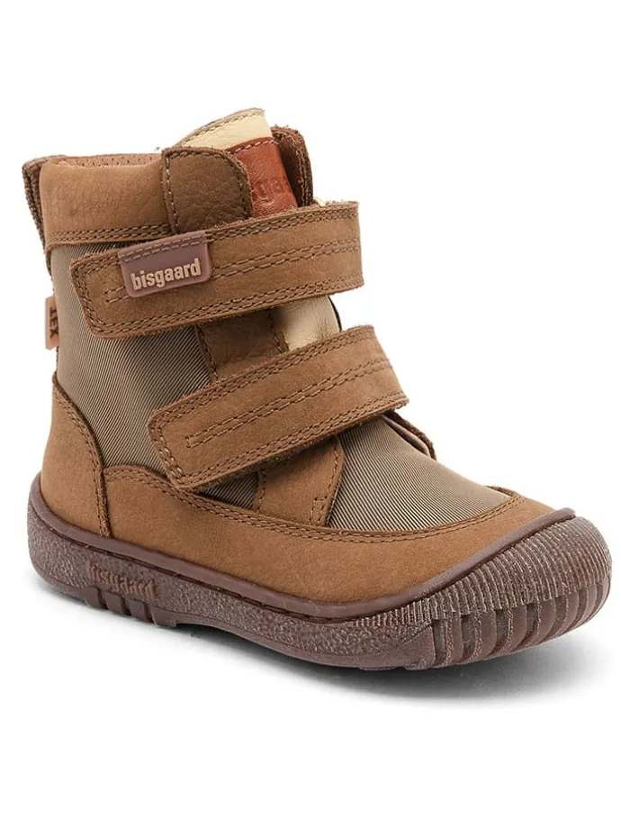 Leren boots kaki
