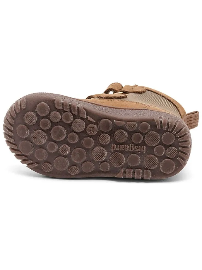 Leren boots kaki