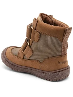 Leren boots kaki