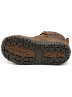 Leren boots kaki
