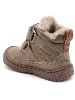 Leren boots kaki
