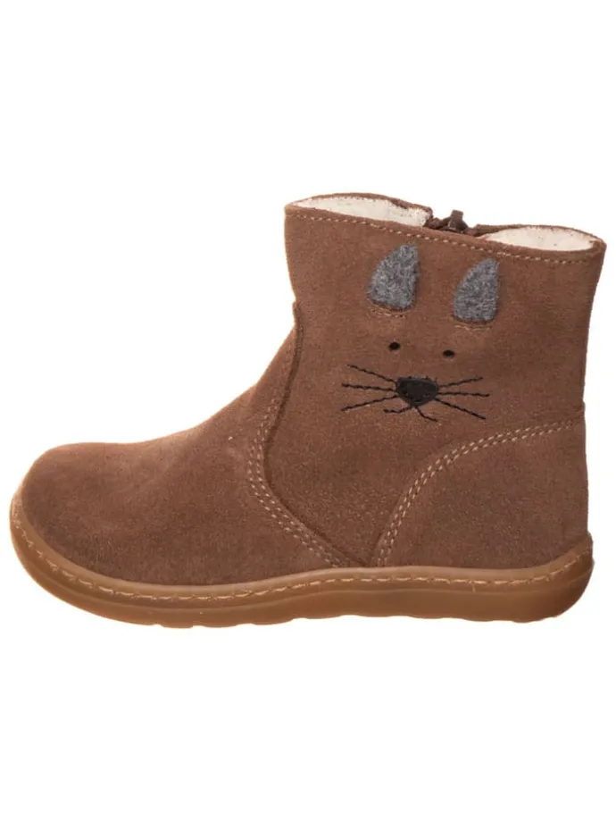 Leren boots lichtbruin