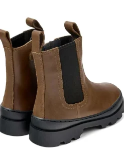 Leren boots lichtbruin