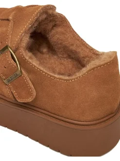 Leren boots lichtbruin in Hellbraun