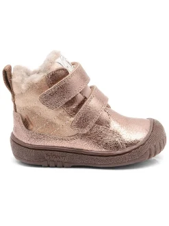 Leren boots lichtroze
