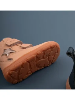 Leren boots lichtroze