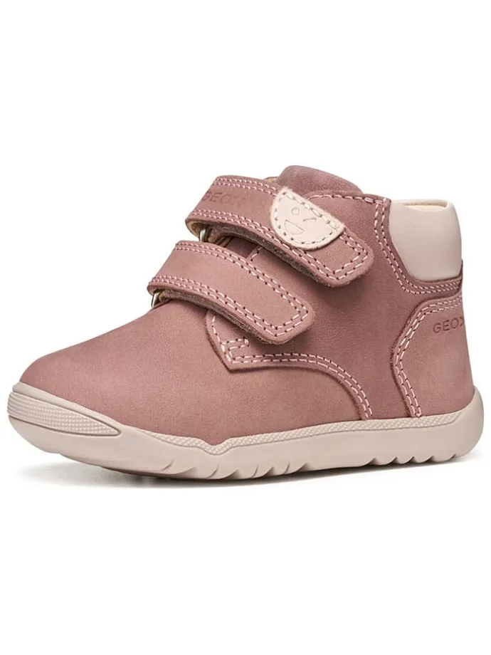 Leren boots "Macchia" lichtroze