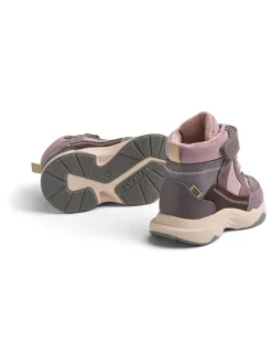 Leren boots paars