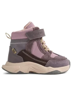 Leren boots paars