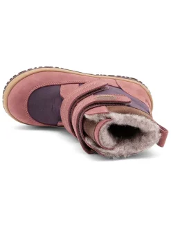 Leren boots paars