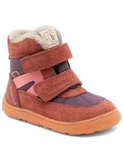 Leren boots paars/rood