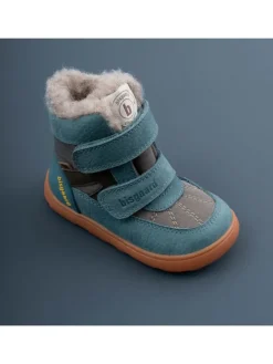 Leren boots petrol