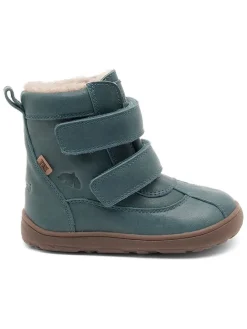 Leren boots petrol