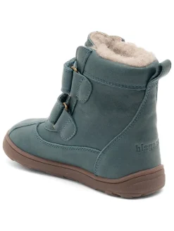 Leren boots petrol