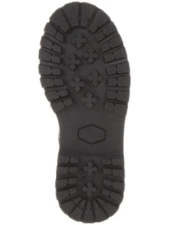 Leren boots zilverkleurig