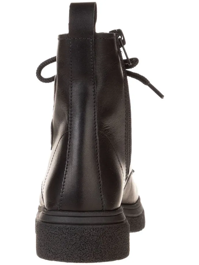 Leren boots zwart
