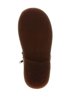 Leren boots zwart/zilverkleurig