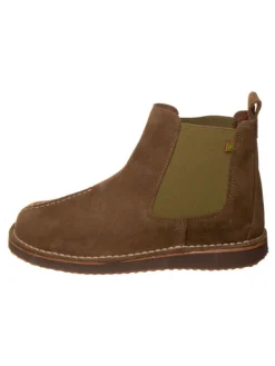 Leren chelseaboots bruin