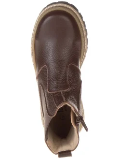 Leren chelseaboots bruin