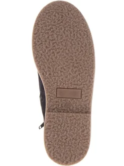 Leren chelseaboots donkerblauw